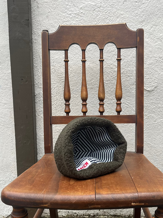 Olive Sherpa Hat