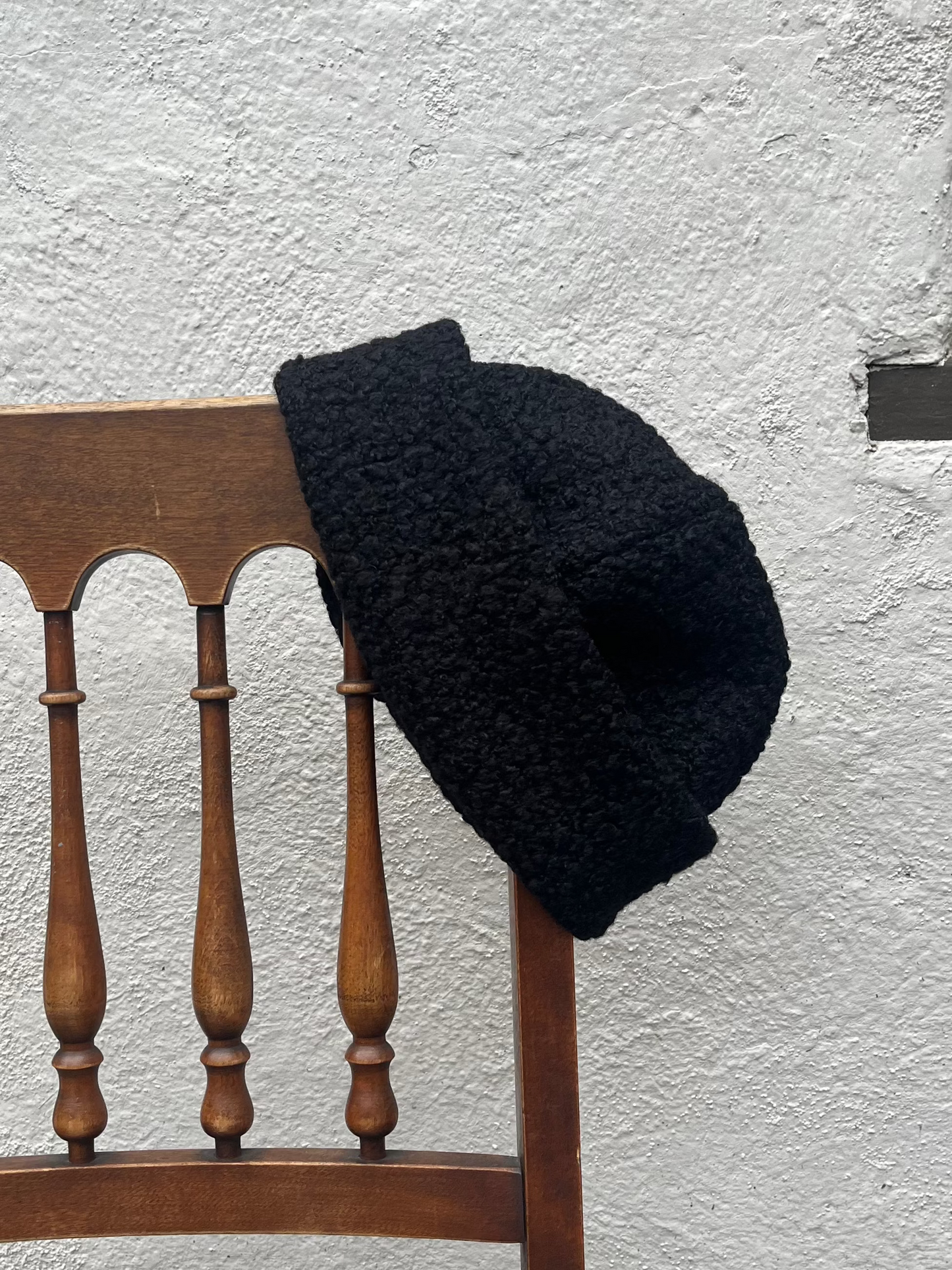 Black Sherpa Hat
