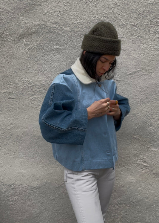 Denim Patchwork Jacket