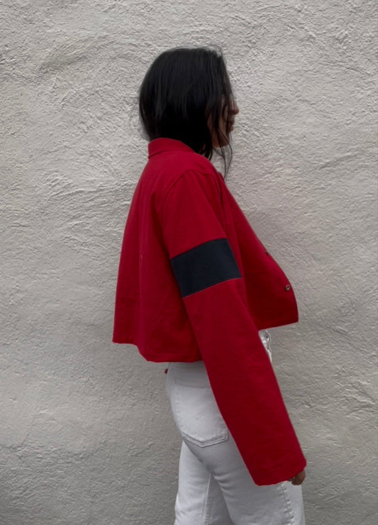 Color Block Overshirt