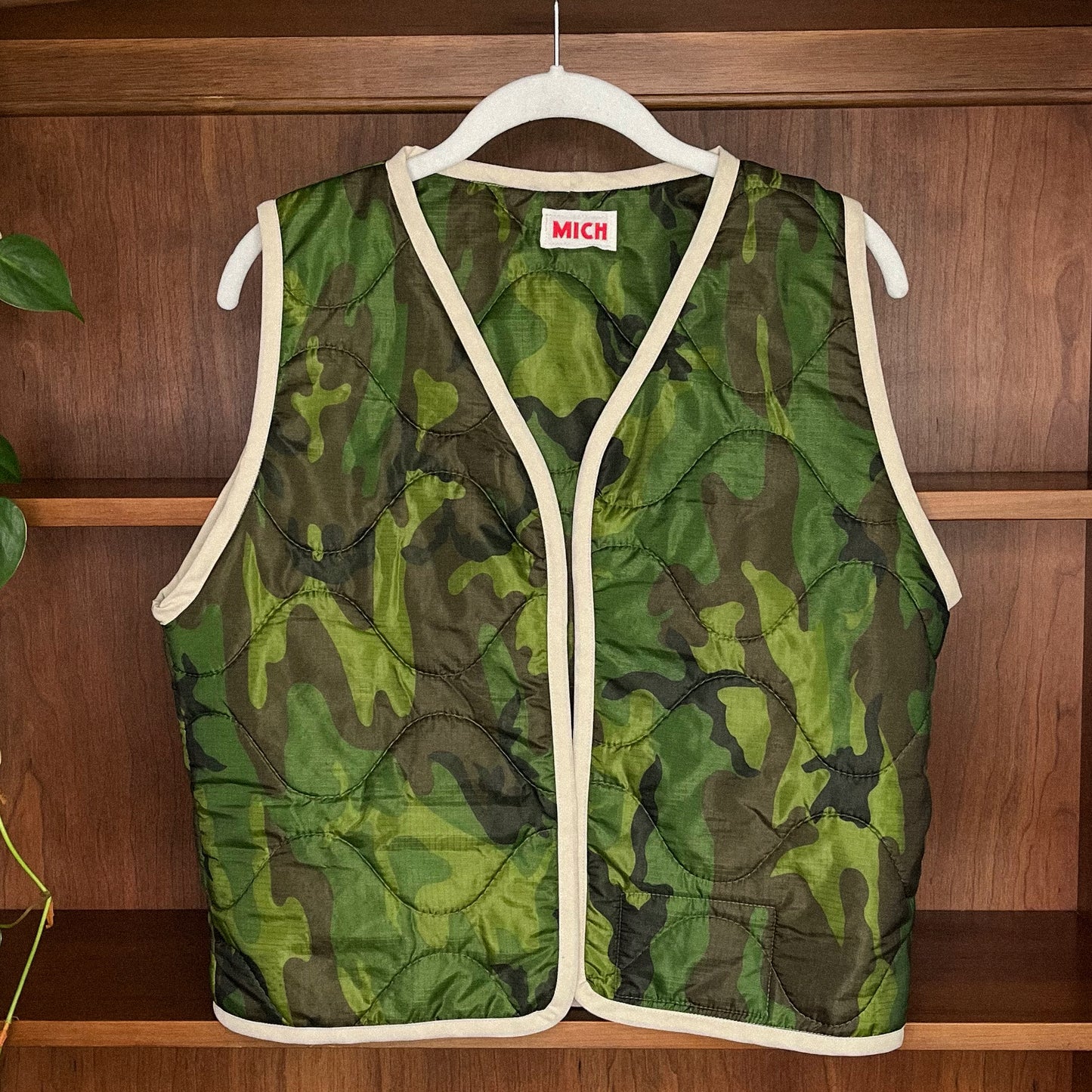 Puffy Camo Vest