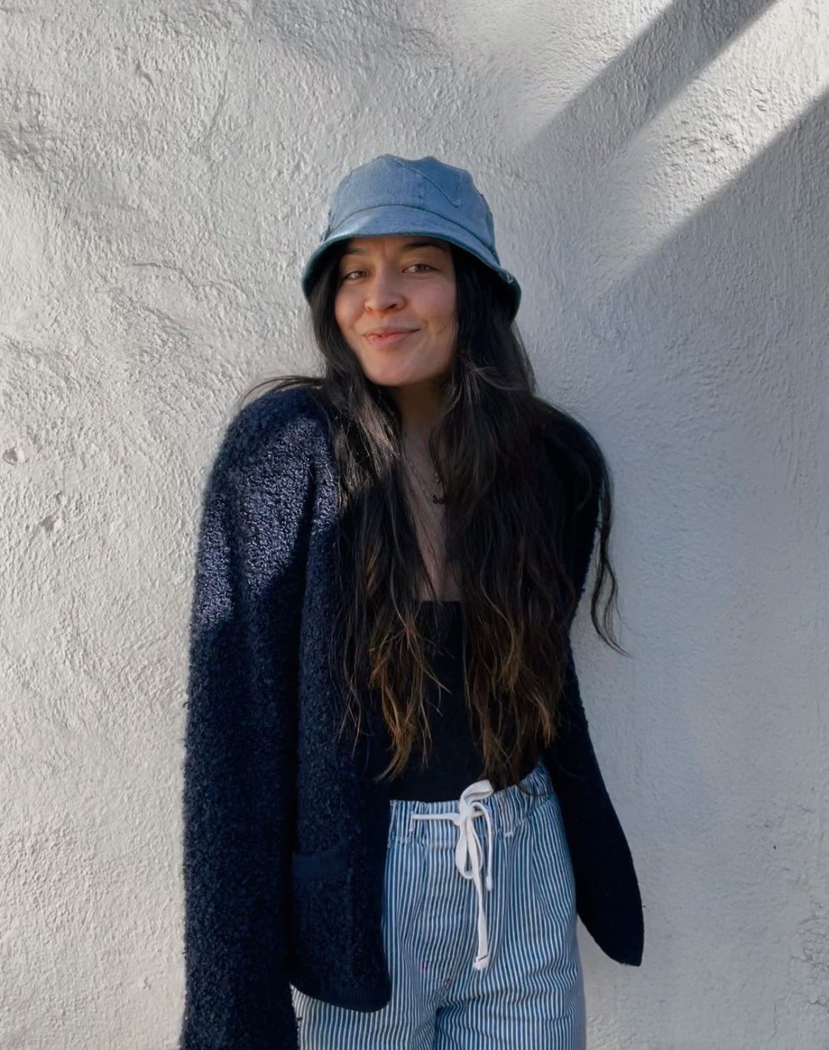 Denim Patchwork Bucket Hat