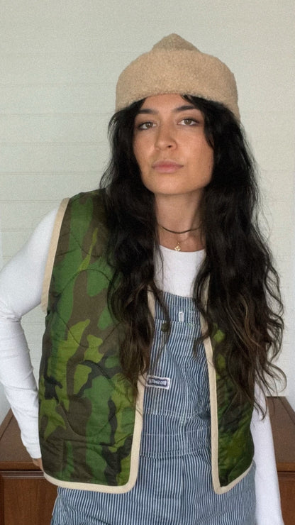 Puffy Camo Vest