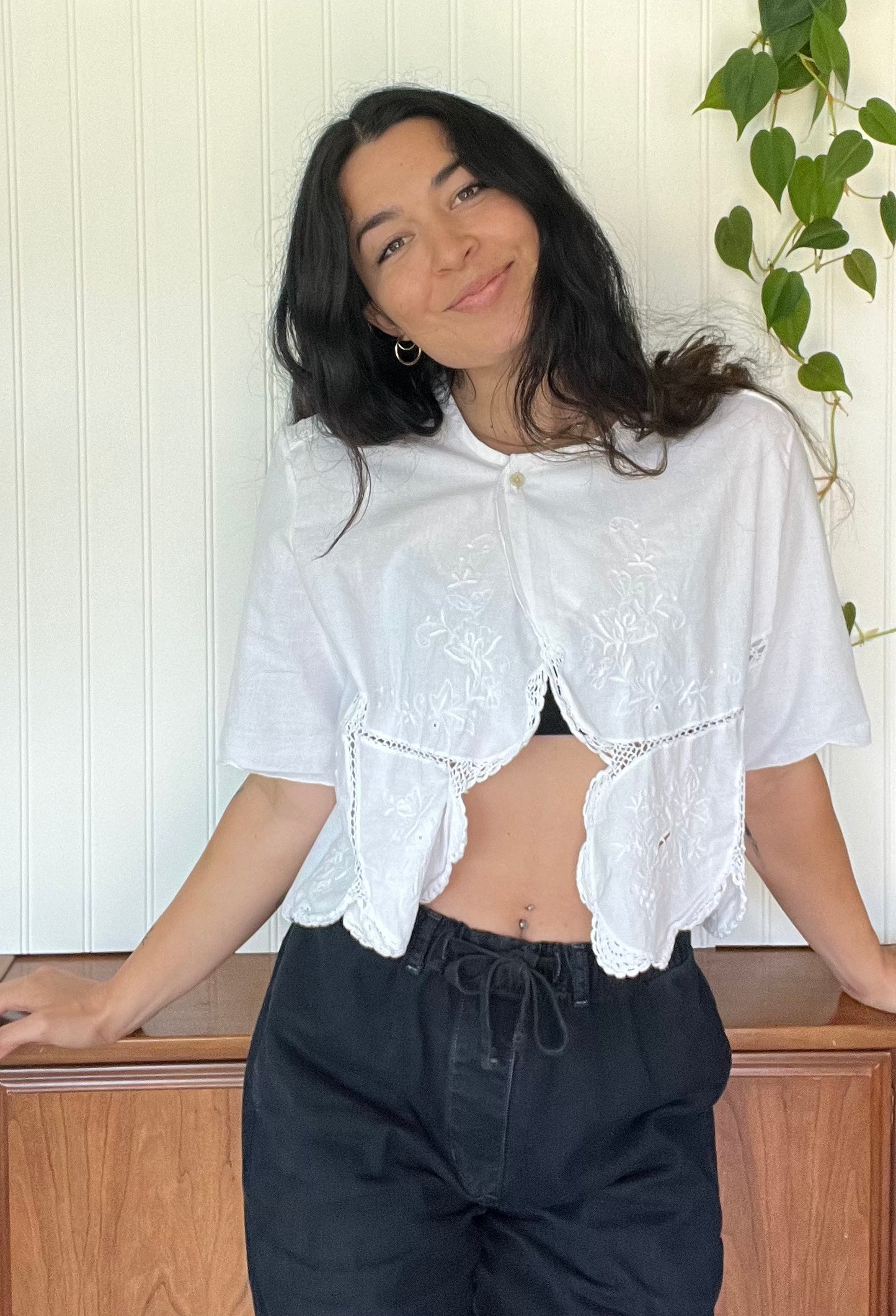 Tablecloth Crop Top