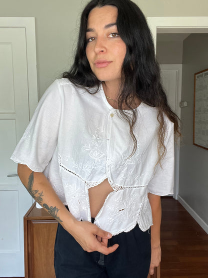 Tablecloth Crop Top