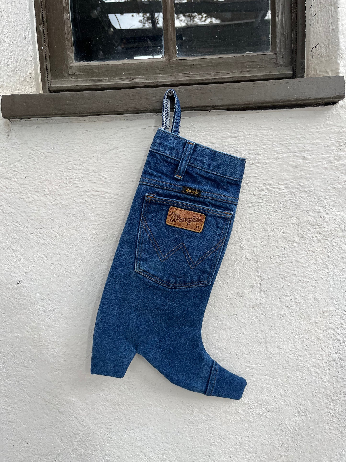 Made-to-Order Denim Christmas Stockings