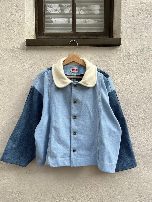 Denim Patchwork Jacket