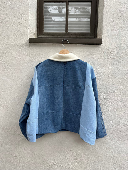 Denim Patchwork Jacket