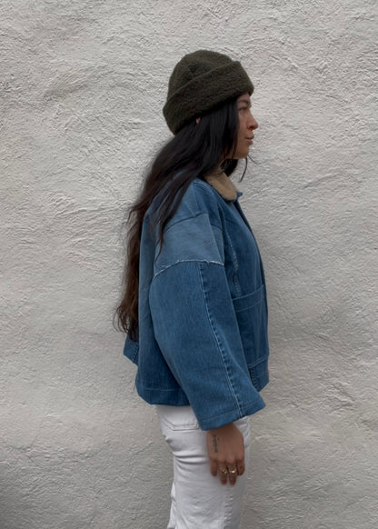 Denim Patchwork Jacket