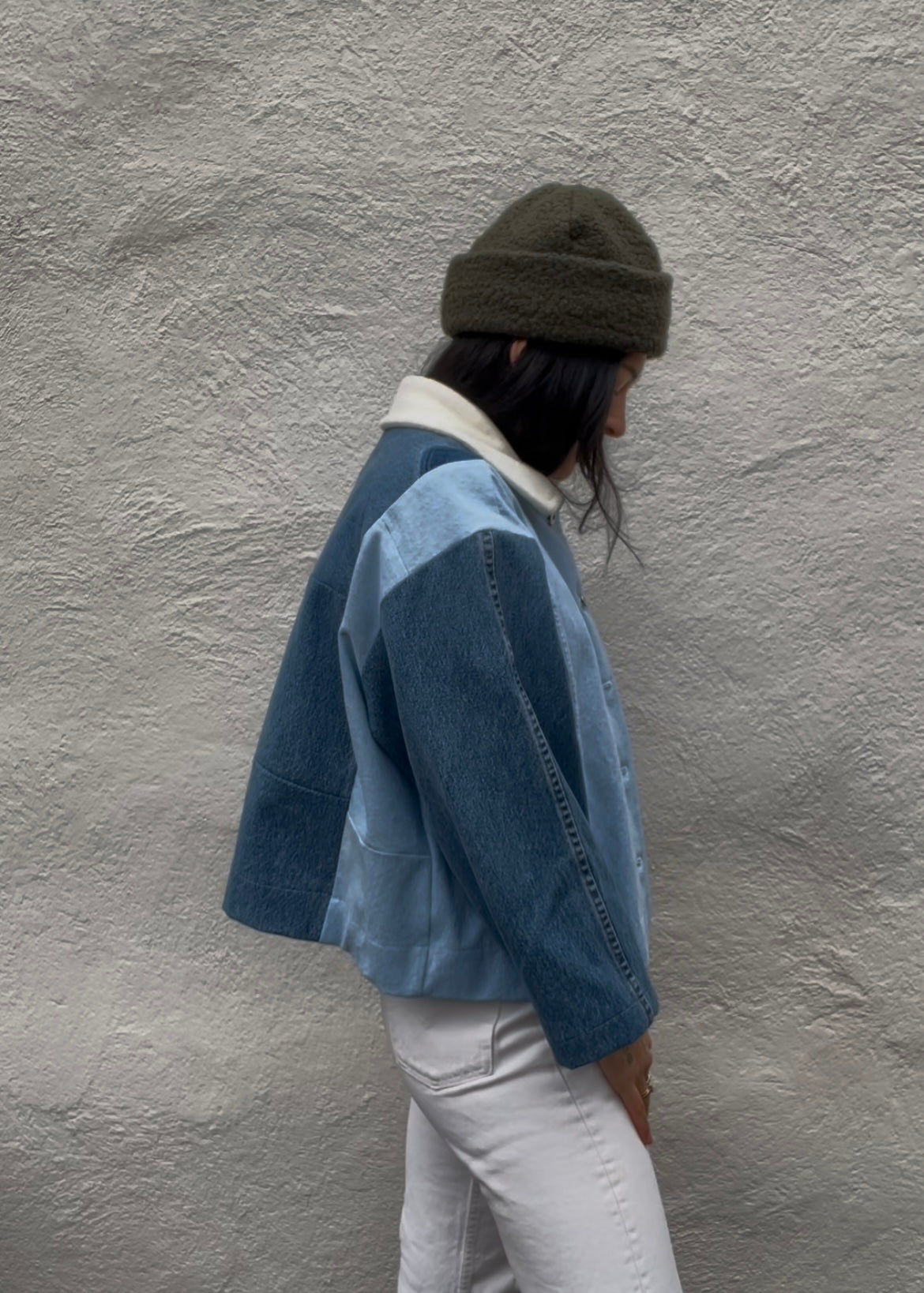 Denim Patchwork Jacket