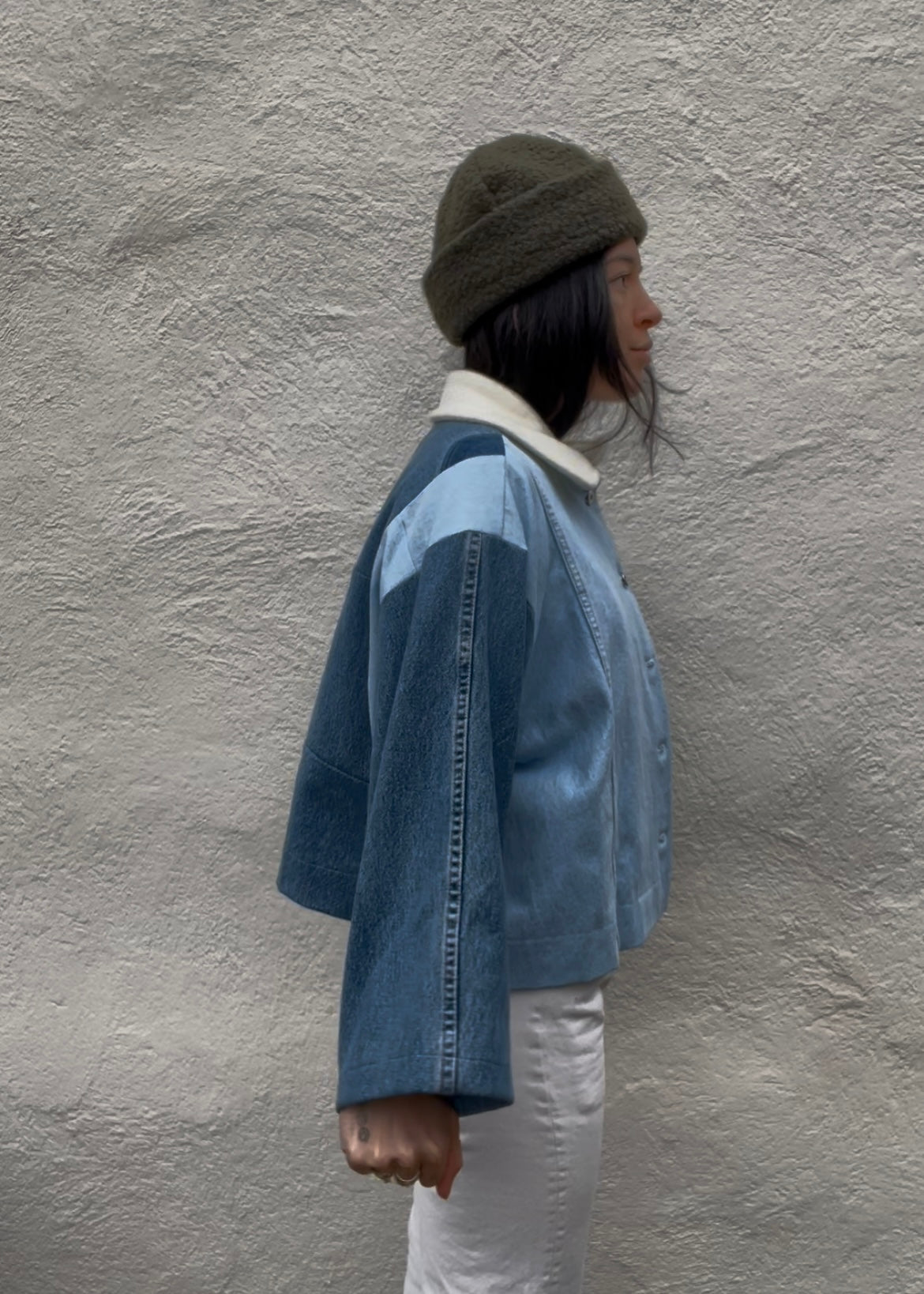 Denim Patchwork Jacket
