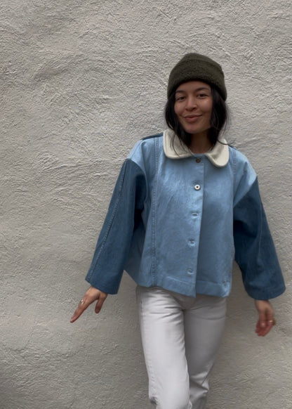 Denim Patchwork Jacket